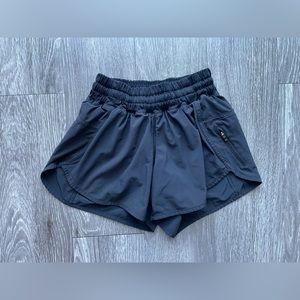 Black Lululemon running shorts
